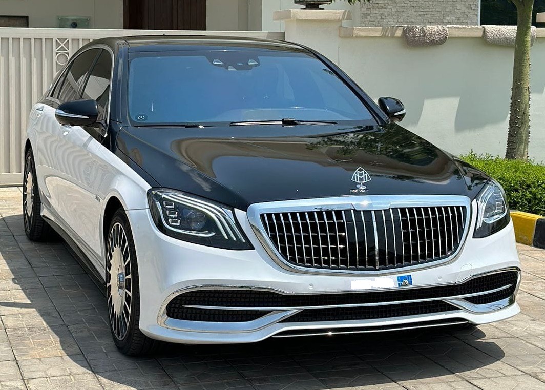 Mercedes Maybach Black Silver Rental Lahore