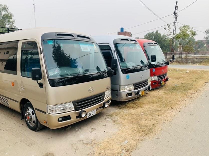 Toyota Coaster for rent in Lahore - photo 1 | Unique Car Rental