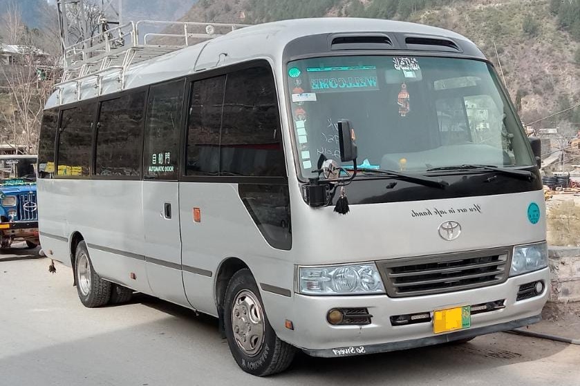 Coaster Rent a Car Lahore