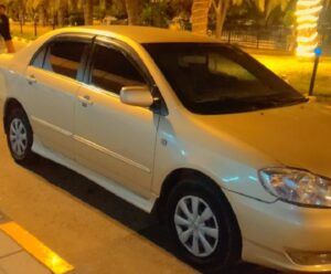 Rent a bulletproof Toyota Corolla in Karachi for secure city travel