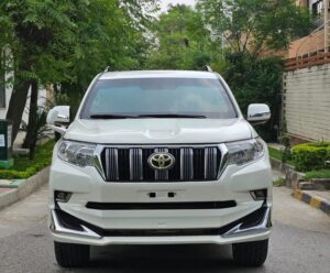 Armored Toyota Prado rental in Karachi for safety and luxury