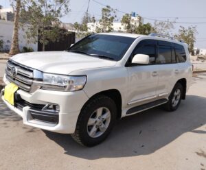 Toyota armored cars for rent in Karachi with advanced safety features