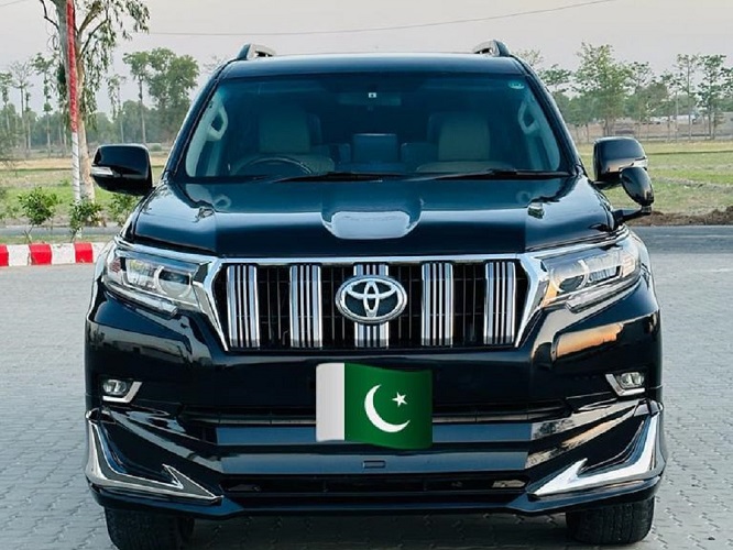 Toyota Prado available for rent in Lahore - Stylish and comfortable SUV rental from Unique Car Rental Lahore