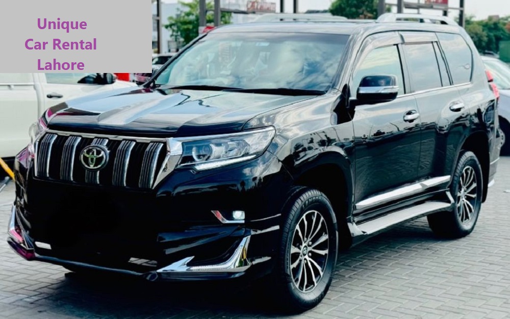 bulletproof-toyota-prado-rent-lahore Stylish and comfortable family SUV by Unique Rent a Car Lahore