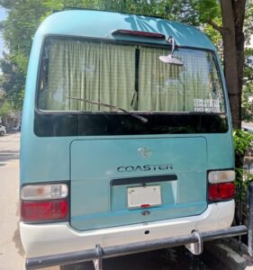 Luxury Coaster rental in Lahore for comfortable and stylish group travel