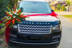 Luxury Range Rover car hire in Lahore for events and long-distance travel