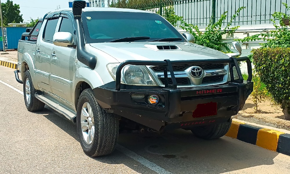 Toyota Vigo available for rent in Lahore for events and out-of-city travel