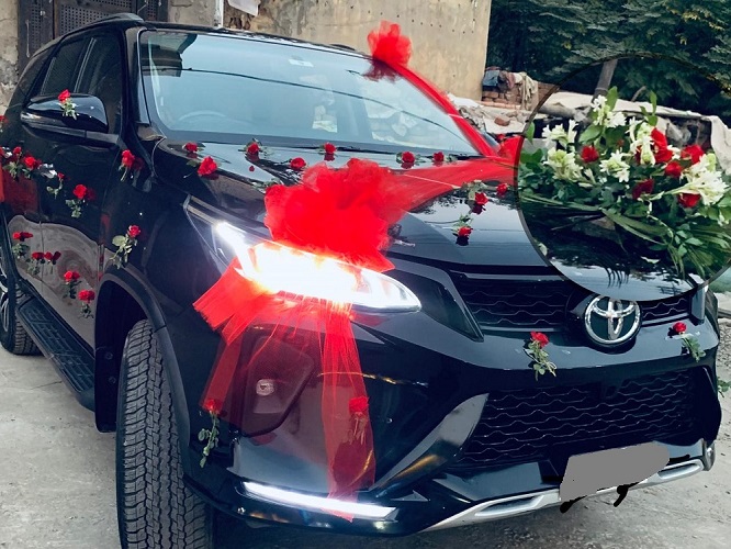 Toyota Legender Fortuner for rent in Lahore - Premium SUV for weddings, events, and corporate travel by Unique Rent a Car Lahore