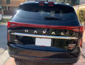Haval H6 side profile for rent in Lahore