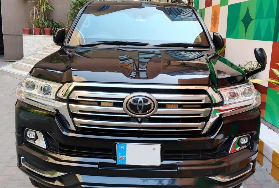 V8 armored SUV rental for high-profile travel in Karachi Rent armored SUV Land Cruiser V8 in Karachi