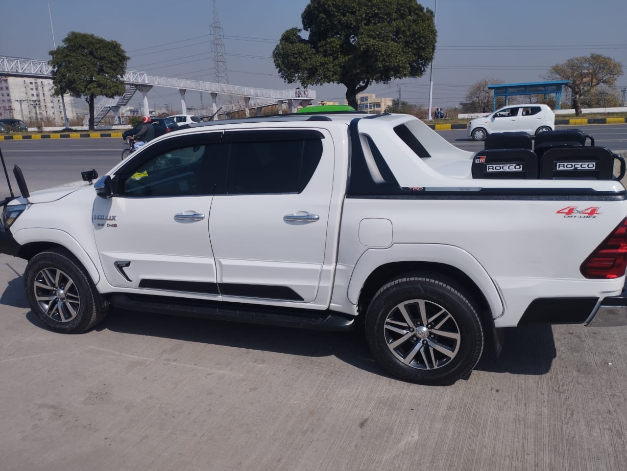 Secure armored pickup rentals including Vigo and Revo