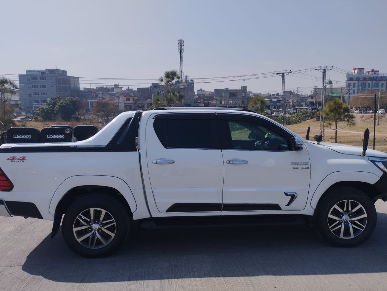 Rocco armored and bulletproof pickup for rent