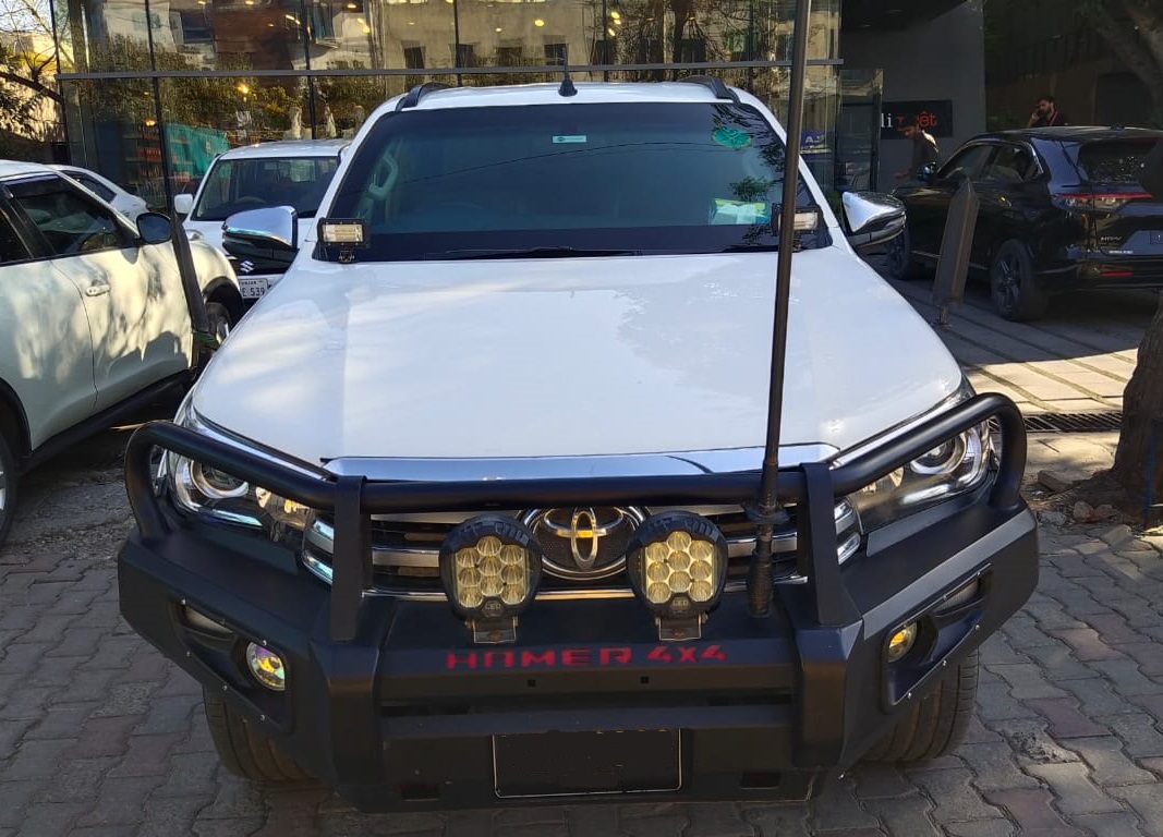 Secure Toyota Vigo armored car rental in Multan