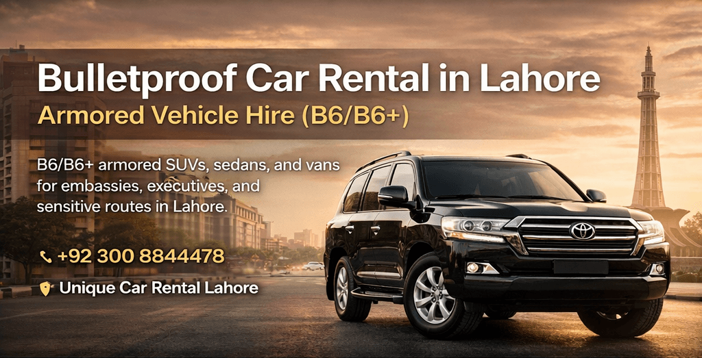 Bulletproof Car Rental Lahore