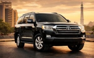 Armored Land Cruiser V8 Lahore Banner Clean – RentalCar99