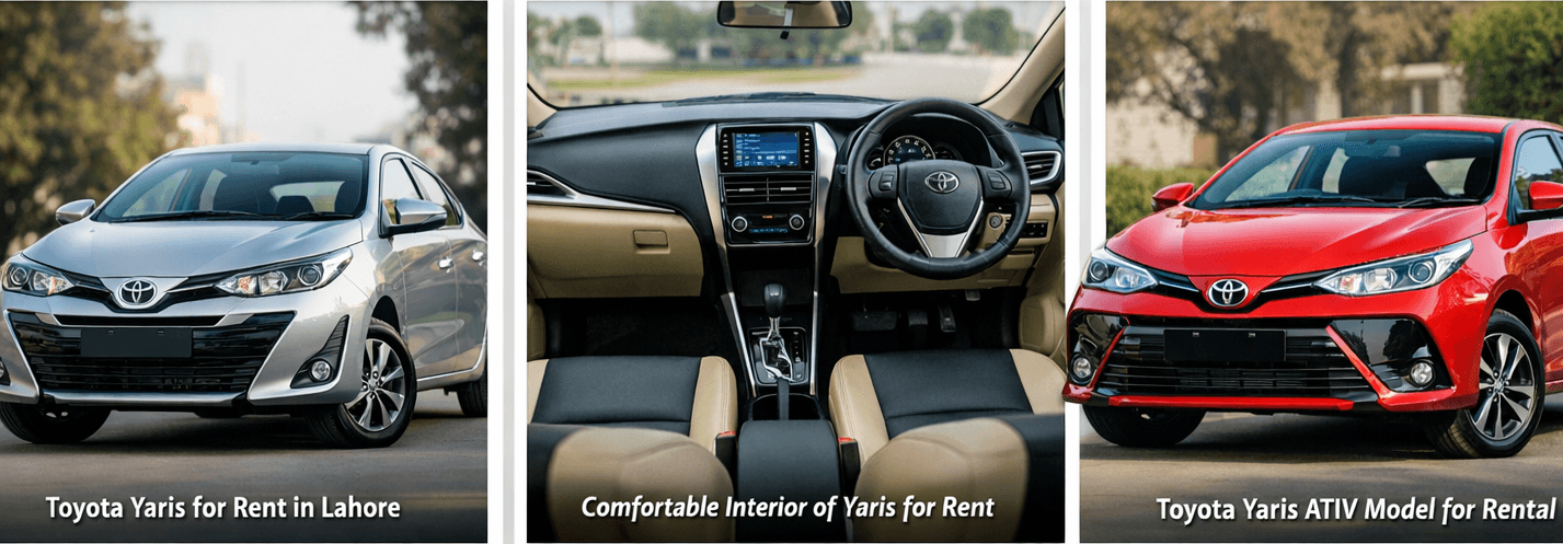 Toyota Yaris Rental Lahore