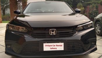 Civic car rent Lahore