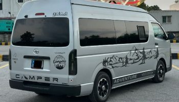 Armored Grand Cabin interior showing luxury seating and ballistic glass