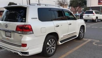 Armored Land Cruiser V8 rental in Lahore for secure travel