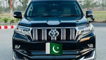 Toyota Prado available for rent in Lahore - Stylish and comfortable SUV rental from Unique Car Rental Lahore