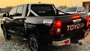 Toyota Revo rear armored view