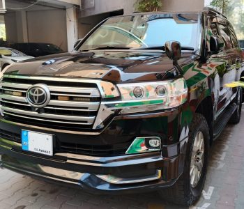 Bulletproof Land Cruiser V8 available in Islamabad for rent