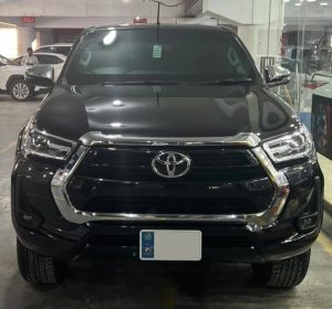 Fully Bulletproof Toyota Revo B6+ – Trusted Armored Rental in Peshawar
