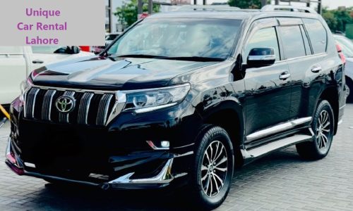 bulletproof-toyota-prado-rent-lahore Stylish and comfortable family SUV by Unique Rent a Car Lahore