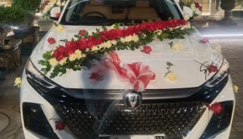 Oshan X7 rear view for luxury car rental in Lahore