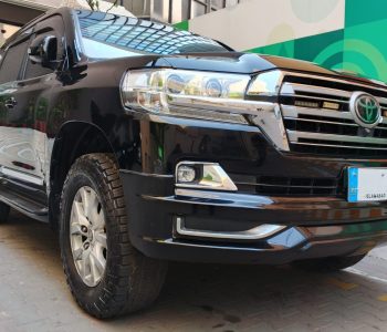 Bulletproof Land Cruiser V8 available for rent in Islamabad