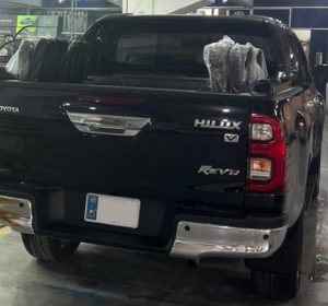 Armored Toyota Revo B6+ with B6+ Certification – Rent in Peshawar