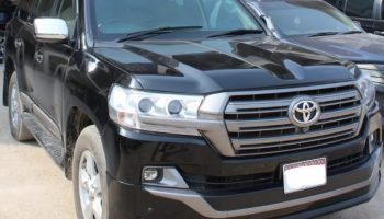 Armored Land Cruiser V8 and Prado for rent across Pakistan